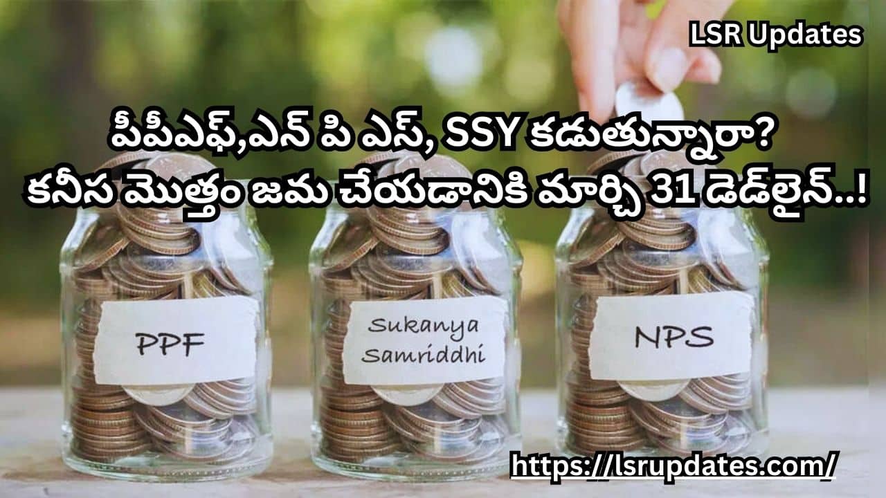 PPF NPS Sukanya Samriddhi rules for deposit minimum Amount-2024